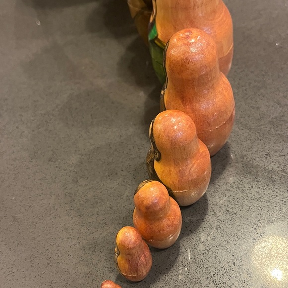 Matryoshka Russian Authors Vintage/Signed Rare 1995 Nesting Doll Set of 10-Rare - Picture 17 of 17